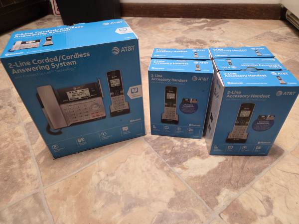 AT&T Two Line Phone System 1