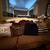 Leather couch sofa w/ pillows studs bar couch 6 thumbnail