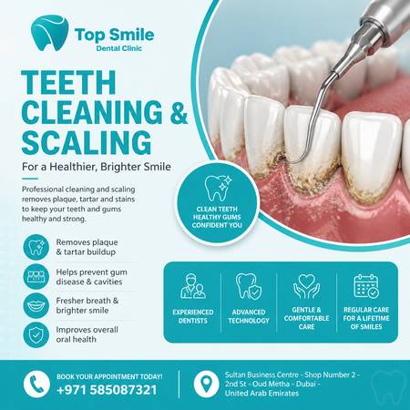 Teeth Cleaning & Scaling – Professional Dental Care for a Healthy 1