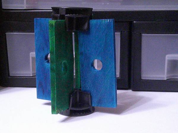 Rabbit Chew Toy (Blue & Green) 1