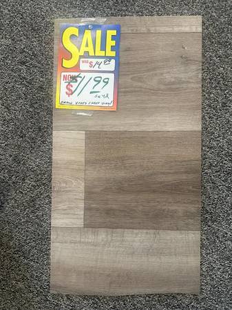 wood grain pattern VINYL FLOORING 1/2 PRICE***NOW $6.99 1