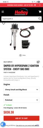 Sniper EFI HyperSpark 2 Ignition System - Chevy SBC/BBC 1