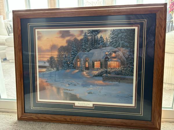 Beautiful framed holiday print 1