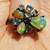 Natural Opal, Topaz Ring, Size 7.75 Antique silver, gold, custom made 8 thumbnail