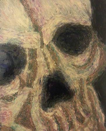 Skull painting 1