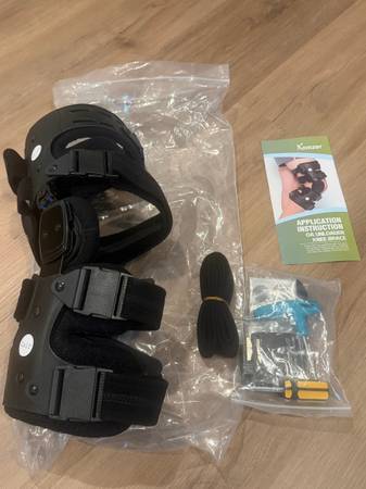 Komzer OA Unloader Right Knee Brace Adjustable Hinged Support – New 1