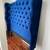 Gorgeous Brand New Queen Wingback Platform Bed in Tuffed Navy Blue -Victorian St 7 thumbnail