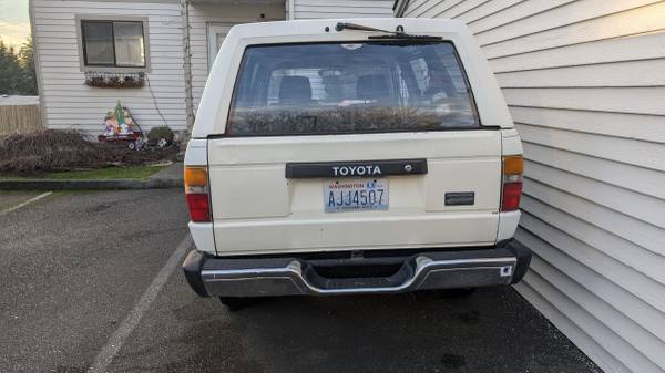 1986 4Runner DLX, 22re, automático - $7,200 (Renton)63623558701187122
