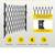 VEVOR Single Folding Security Gate 7 ft H x 7 ft W Folding Door Gate B 5 thumbnail