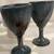Blue Mountain Pottery pair of wine goblets 70’s BMP 4 thumbnail