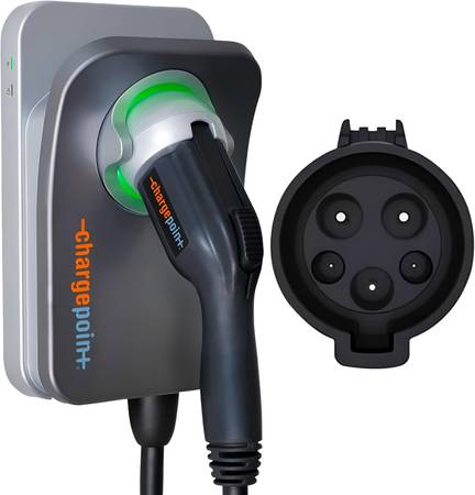 ChargePoint HomeFlex Level 2 EV Charger J1772 with Tesla adapter 1