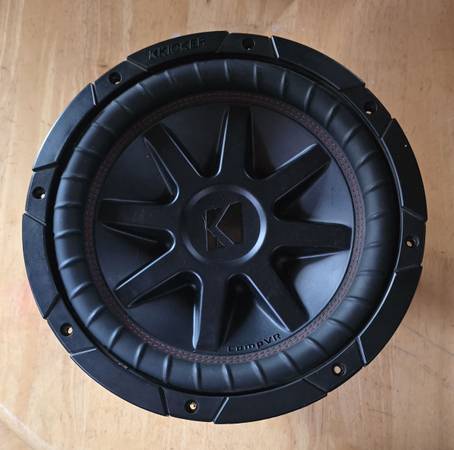Kicker CompVR 10-inch subwoofer 1