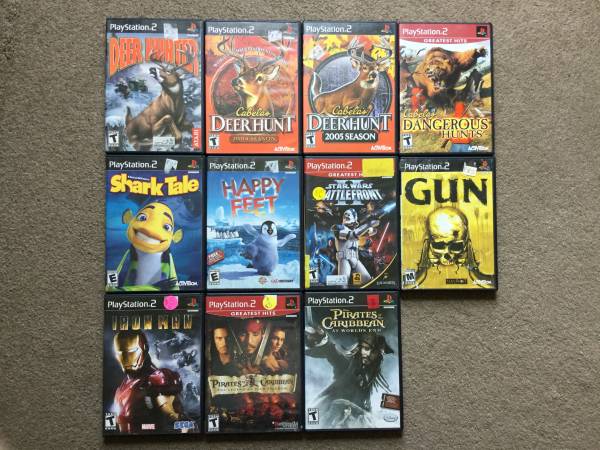 PlayStation 2 & PlayStation 4 Video Games 1