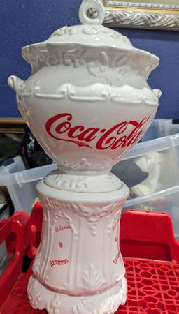 1998 Coca-Cola "Syrup Dispenser" Cookie Jar 1