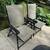 Pair Folding Patio Deck Tailgate Armchairs 4 thumbnail