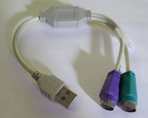USB TO PS2 MOUSE AND KEYBOARD ADAPTER 1