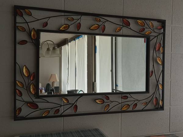 Metal Leaf Pattern Mirror from Pier 1 Imports 1