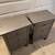 2x HUGE Solid Wood 3-Drawer Nightstands, Gray Finish 8 thumbnail