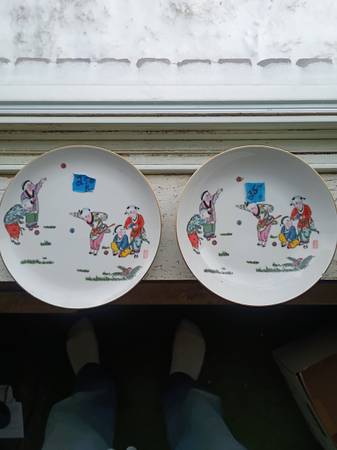 Vintage Haldon Group porcelain plate and bowl 1