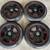 15in Black Wheels 4 lugs and Tires 3 thumbnail