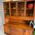 1960s Mid Century 2 Piece Hutch China Cabinet 2 thumbnail
