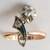 RING Platinum Rose Gold diamond 583 14K ussr soviet Flowers vintage 6 thumbnail