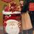 Large Fabric Christmas Santa Claus Gift Sack Gift Bag Merry Christmas 8 thumbnail