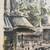MID CENTURY G.LELONG PARIS MOULIN ROUGE WATERCOLOR LITHOGRAPH ART PRINT 4 thumbnail