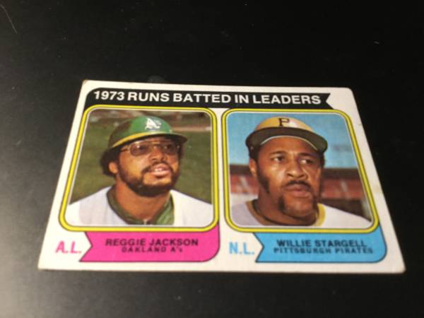 Reggie Jackson Willie Stargell Hall Of Fame Oakland/Pirates 1