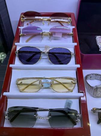 Diamond Cartier Sunglasses 1