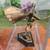 RARE BRONZE SUPERMAN STATUE/FIGURE 5LBS IN PLEXIGLASS CASE IN NORWALK 5 thumbnail