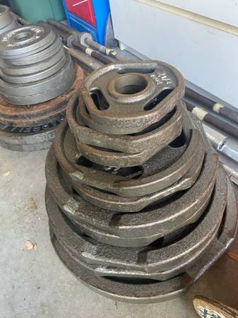 245lb olympic weight plates set 1