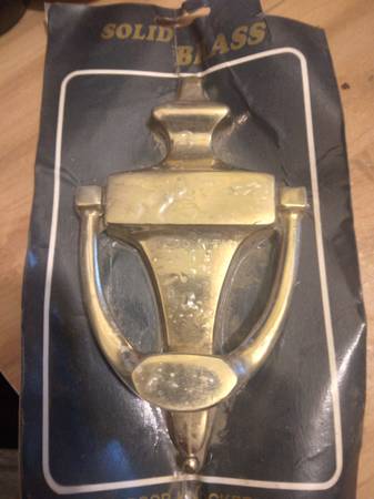 Brass door knocker 1