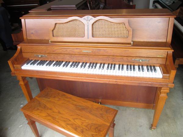 Baldwin Acrosonic Upright Piano Oak 1
