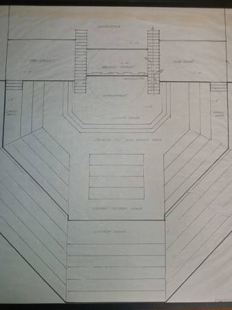 CBS Television Studio Original Pencil Set Stage Design 1970's 

Original Pencil - $59 (Compton)63471467477889123