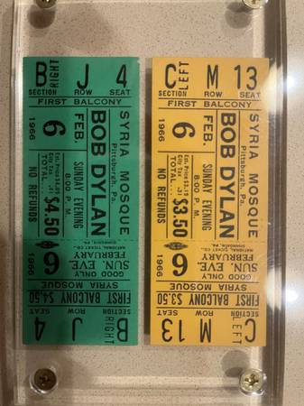 Bob Dylan tickets 1