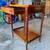 2 Tier Side Table Tea Cart with Drawer Antique Home Furniture 1 thumbnail