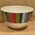 SET OF 4 MELAMINE STRIPED CEREAL BOWLS 8 thumbnail