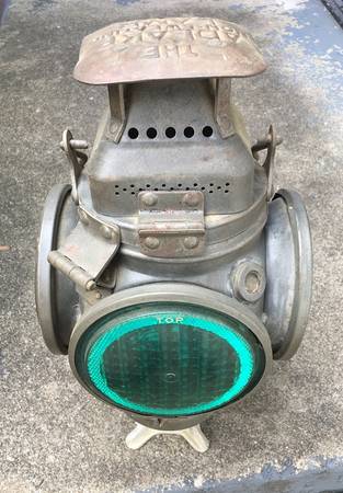 RAILROAD SWITCHING LANTERN ADLAKE 4-WAY 1