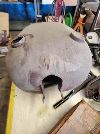 Vintage motorcycle tanks 1