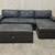 Fred Meyer 3-Piece Leather Sectional + Storage Ottoman 3 thumbnail