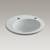 Kohler Brookline 19" diameter drop-in bathroom sink - Material - Vitreous China 7 thumbnail