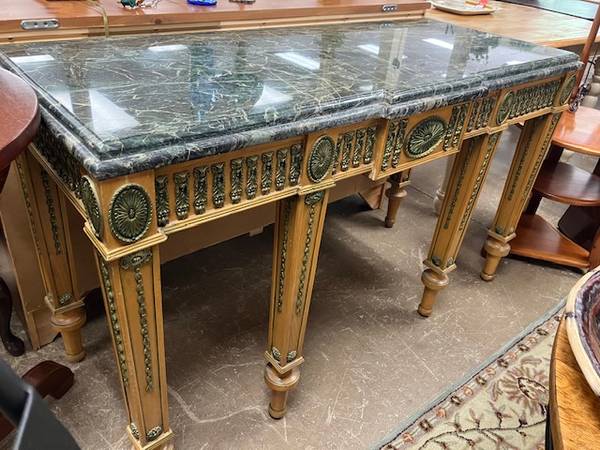 Marble Console Table Neoclassical Style 64087 1
