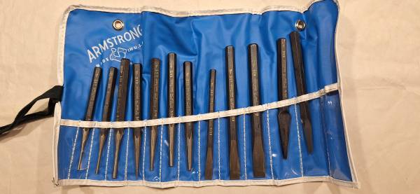 ARMSTRONG 12 pc. Punch and Chisel set 1