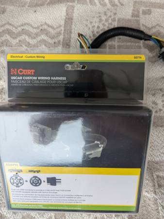 Trailer wiring harness. Fits many models of SUV, van, truck. 1