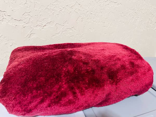 48" x 82"W Ultra Soft Throw Warm Winter Microplush Blanket Maroon 1