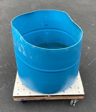 Homemade Heavy Duty Trash Cart Dolly on Wheels 1