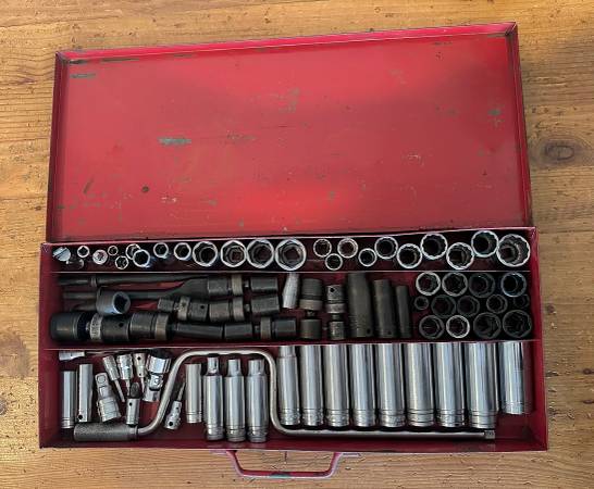 Large Snap-on mechanics socket set for sale 1