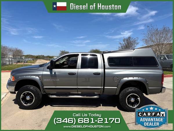 2005 DODGE RAM 2500 SLT 4X4 6 SPD MANUAL 5.9L CUMMINS DIESEL - $40,995 (DIESEL OF HOUSTON)63621119856385122