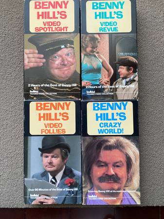 BENNY HILL vhs videos 1